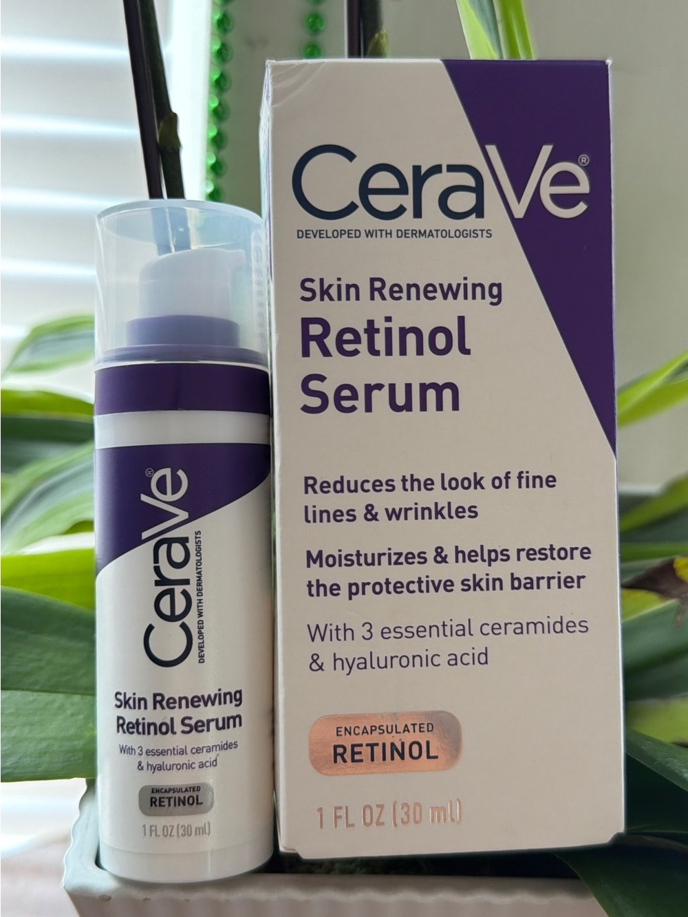 rave Retinol Serum — Purple, White